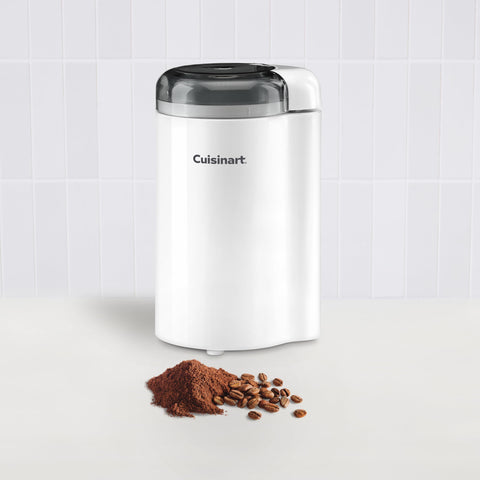 Cuisinart coffee grinder with stainless bowl ensures consistent grinds.