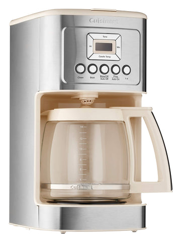 Cuisinart 14-cup backlit LCD display for easy programming and quick brewing.