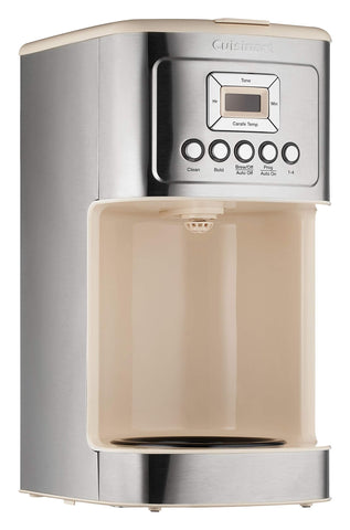 Cuisinart 14-cup programmable panel helps tailor flavor with Regular and Bold options.