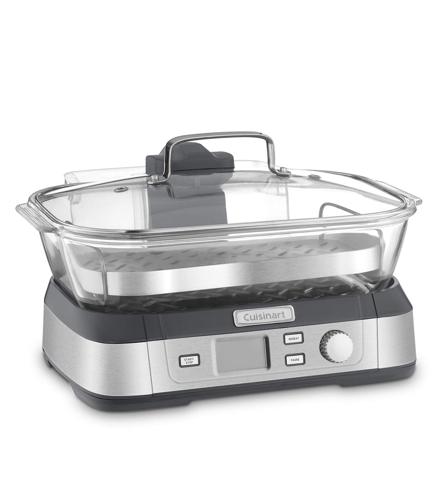 Cuisinart CookFresh 5-liter glass pot shown, ideal for family meals