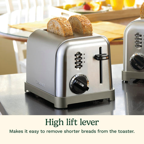 Cuisinart CPT-160 extra-lift carriage eases removal of small slices.