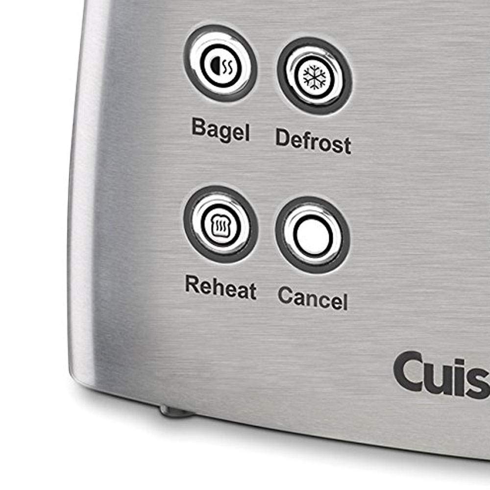 Cuisinart CPT-415P1 countdown removable crumb tray for easy cleanup