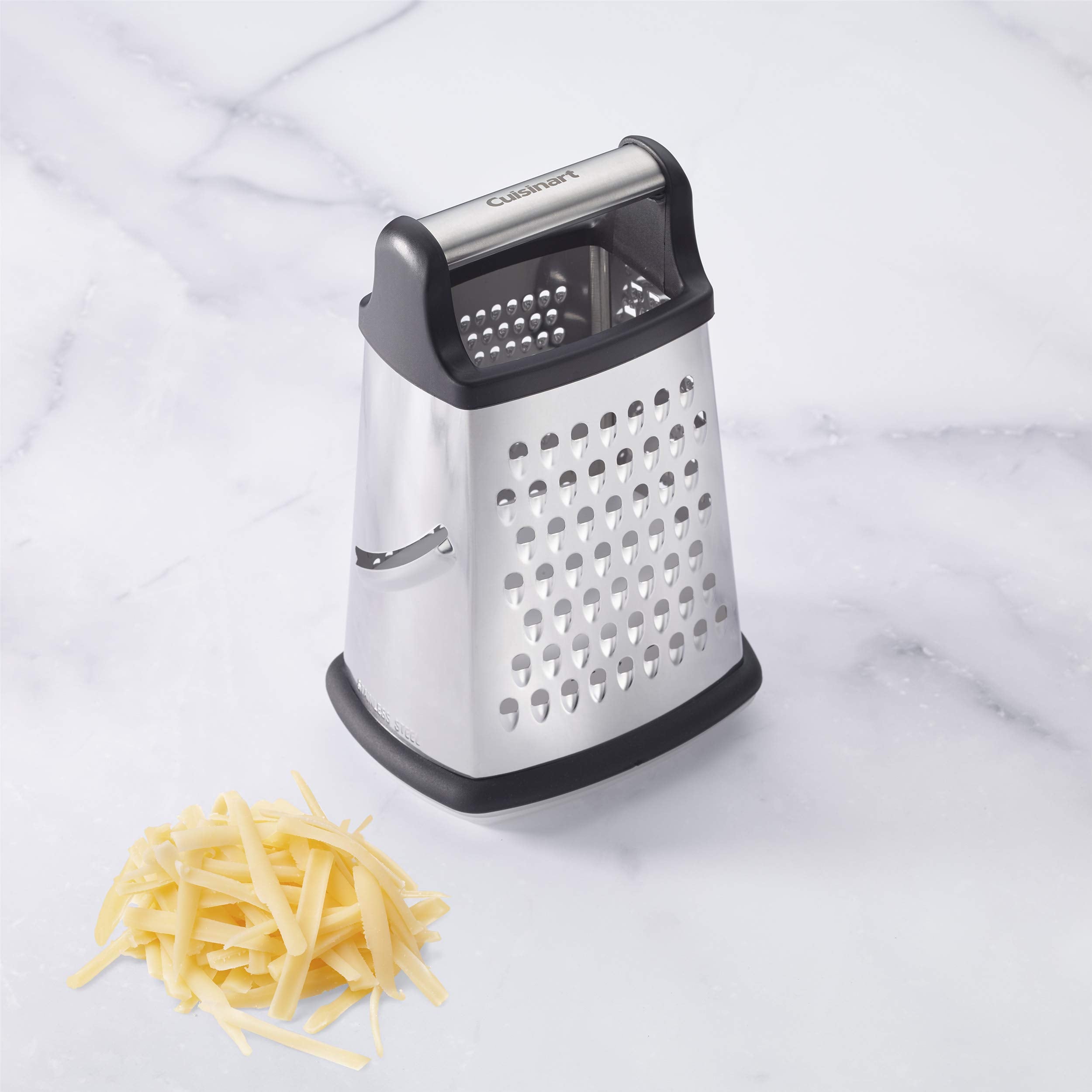 Cuisinart CTG-00-BGS storage container snaps on for convenient, mess-free grating