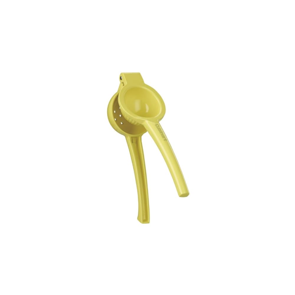Cuisinart CTG-00-LP lemon press in yellow, fast juice extraction for fresh cocktails.