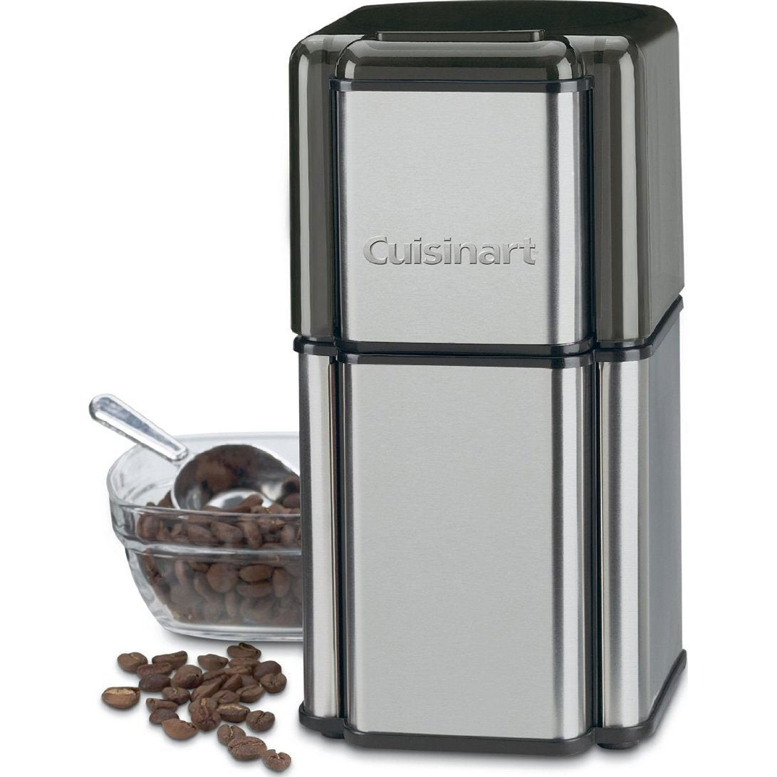 Cuisinart DCG-12BC Grind Central coffee grinder highlighting its main unit for efficient grinding (up to 18 cups).