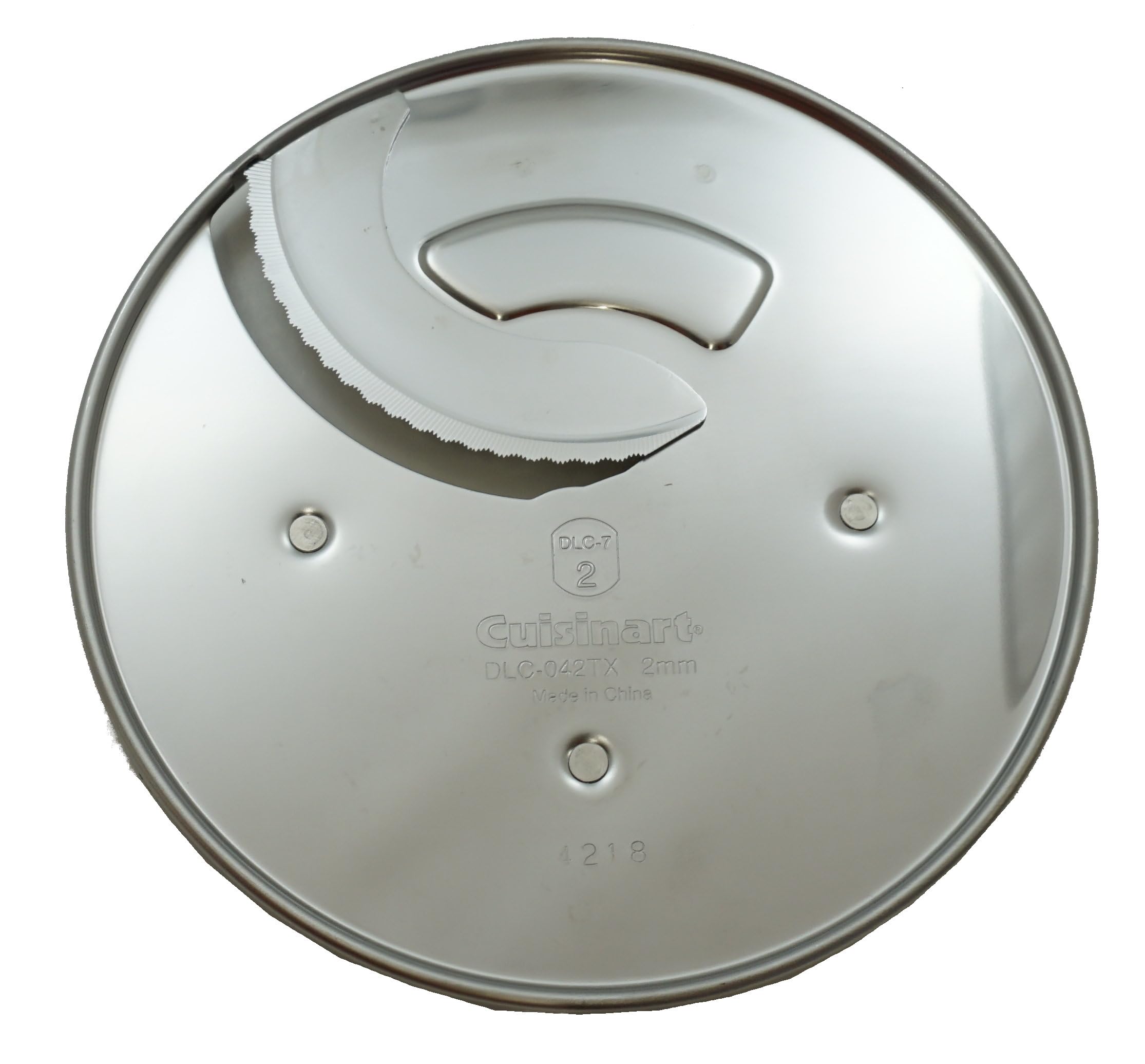 Cuisinart DLC-042TX-1 2mm thin slicing disc delivers precise, even slices for compatible models.