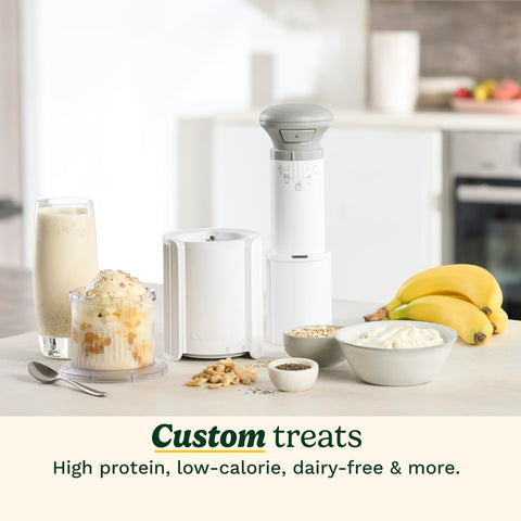 Cuisinart FastFreeze non-dairy ice cream preparation