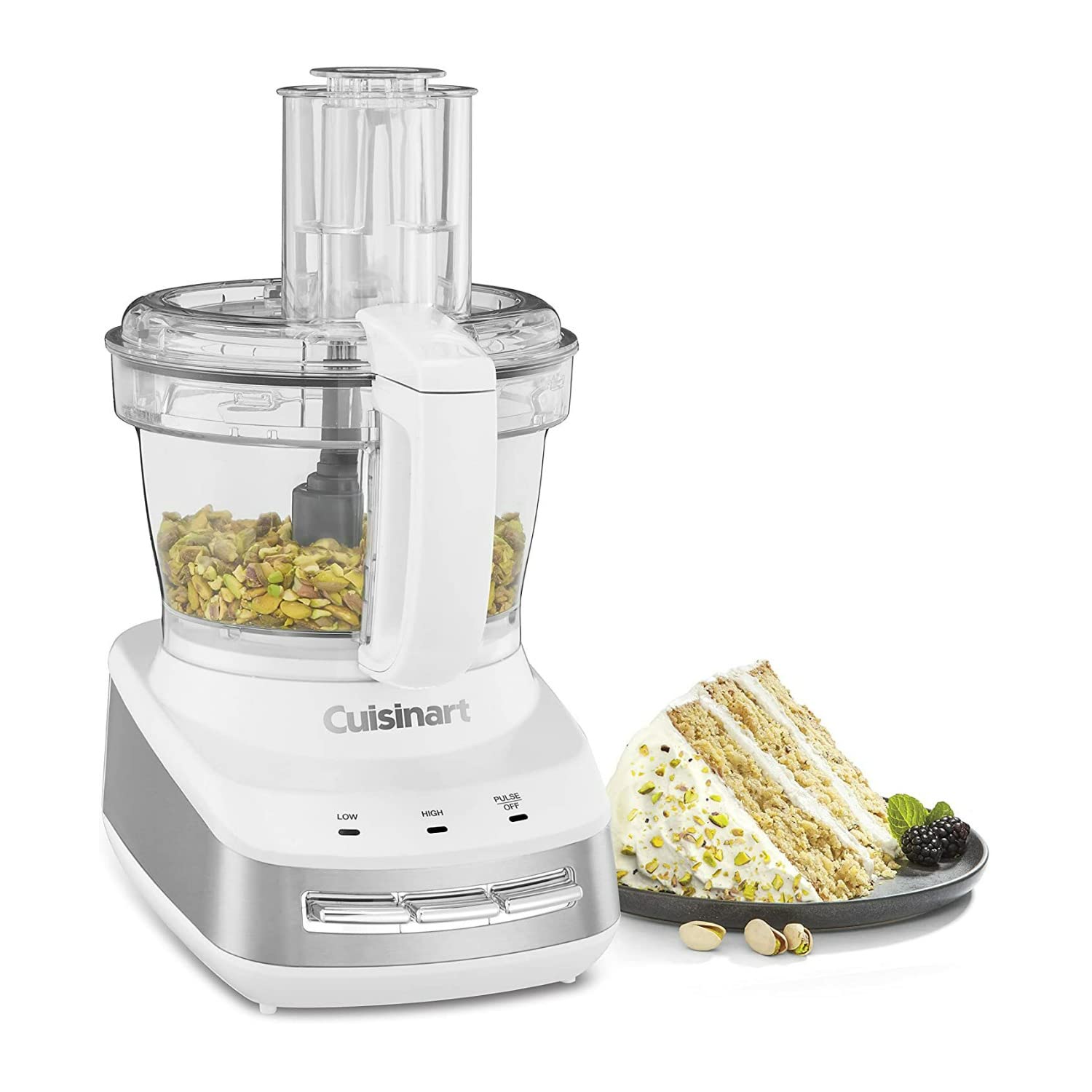 Cuisinart FP-110 control paddles enabling High, Low and Pulse settings.