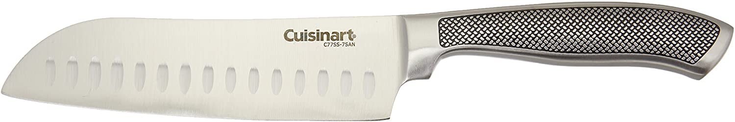 Cuisinart Graphix Santoku 7-inch textured handle for comfortable cutting
