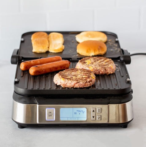 Cuisinart Griddler nonstick dishwasher-safe plates for quick cleaning