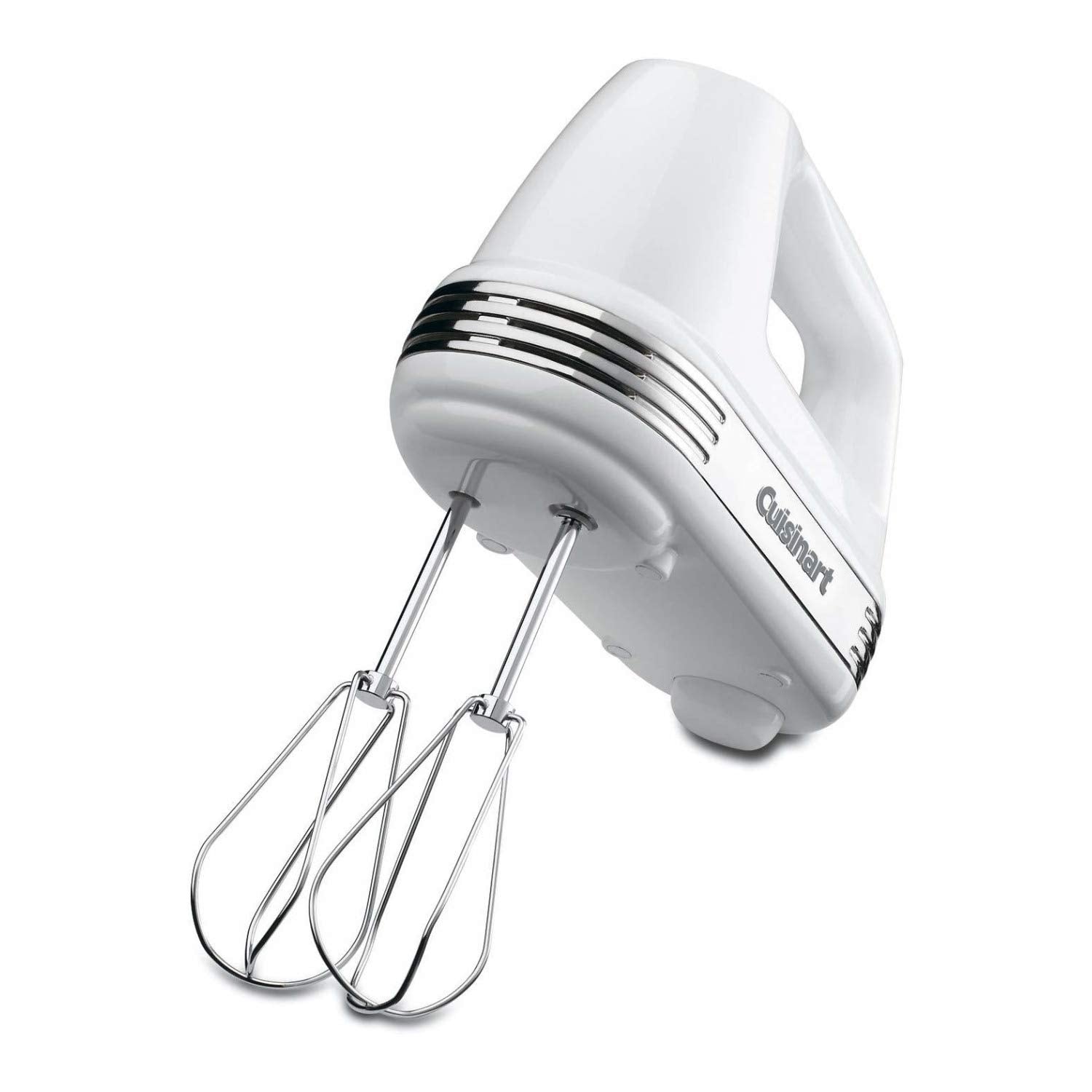 Cuisinart HM-70 Power Advantage hand mixer with compact design and 220W for quick mixing.