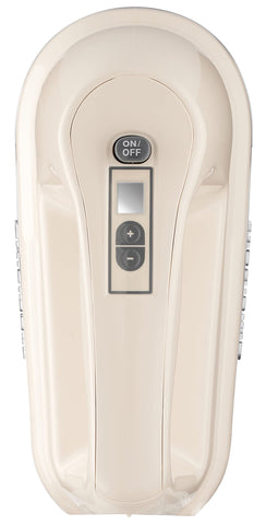 Cuisinart HM-90SCRM beater eject lever simplifies changing attachments quickly.