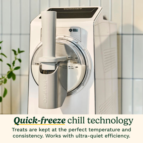 Cuisinart ICE-200 1.7-quart capacity for gatherings.