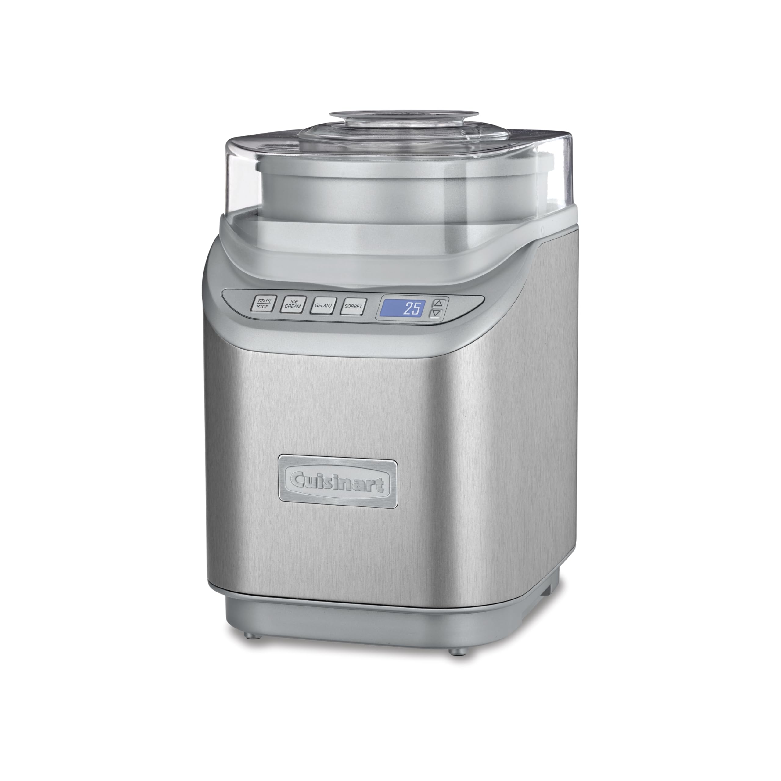 Cuisinart ice cream maker with 2-quart capacity for homemade desserts