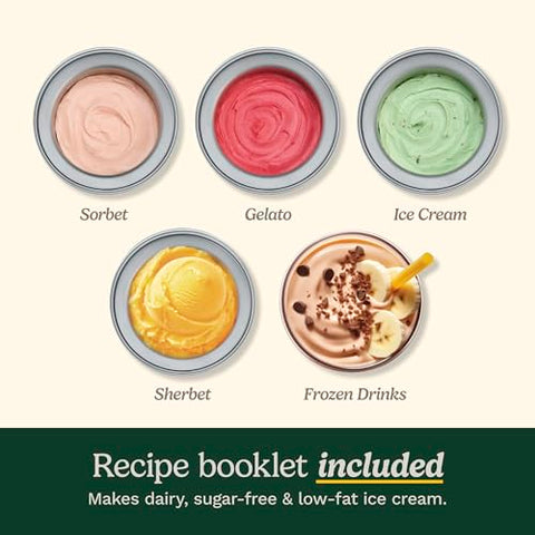 Cuisinart mixing paddle in action delivers creamier texture in minutes.