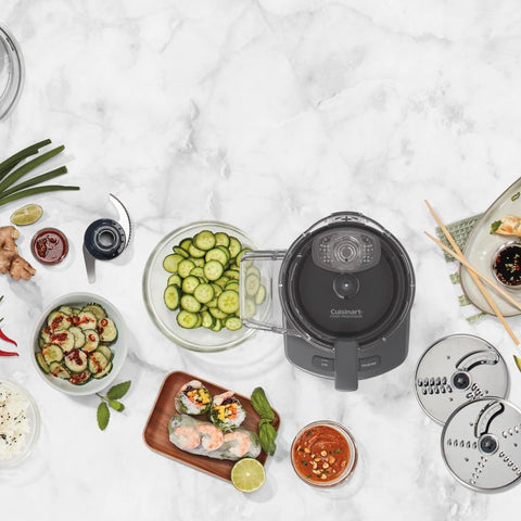 Cuisinart in-bowl storage keeps discs organized between uses