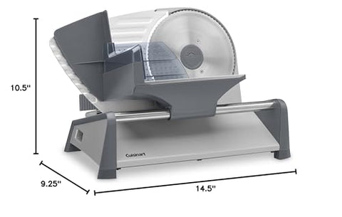 Cuisinart Kitchen Pro Slicer non-slip feet keep the unit steady during prep