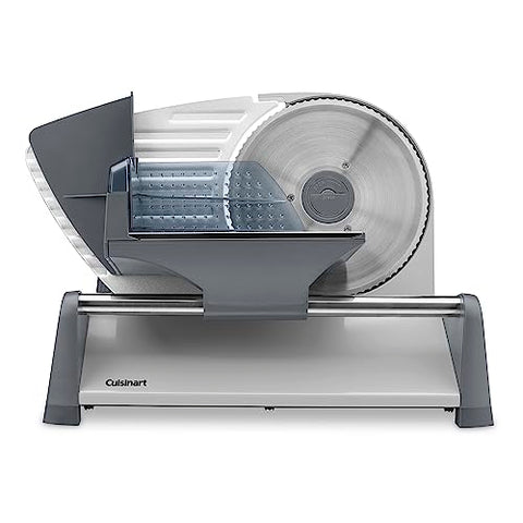 Cuisinart Kitchen Pro Slicer shows adjustable thickness with the slice control knob