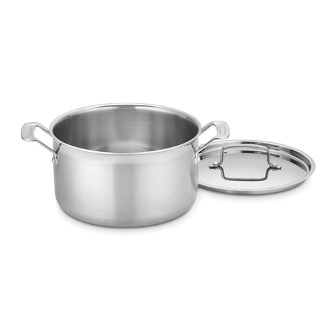 Cuisinart MCP44-24N Multiclad Pro 6-Quart Skillet for even heat distribution and precise searing.