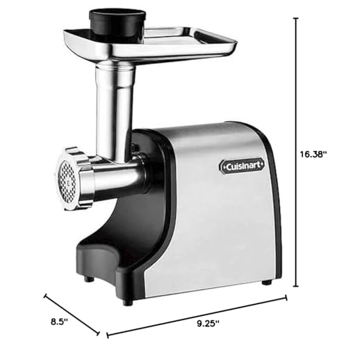 Cuisinart meat grinder ready for meatloaf and meatballs in minutes.