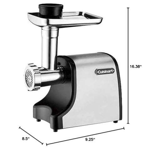 Cuisinart meat grinder ready for meatloaf and meatballs in minutes.