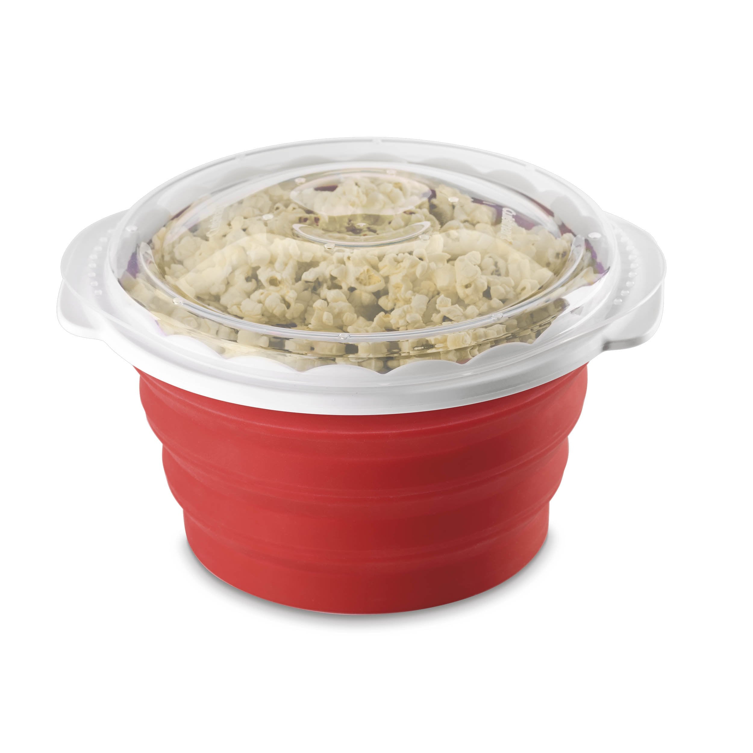 Cuisinart microwave popcorn maker silicone bowl ready for oil-free popping