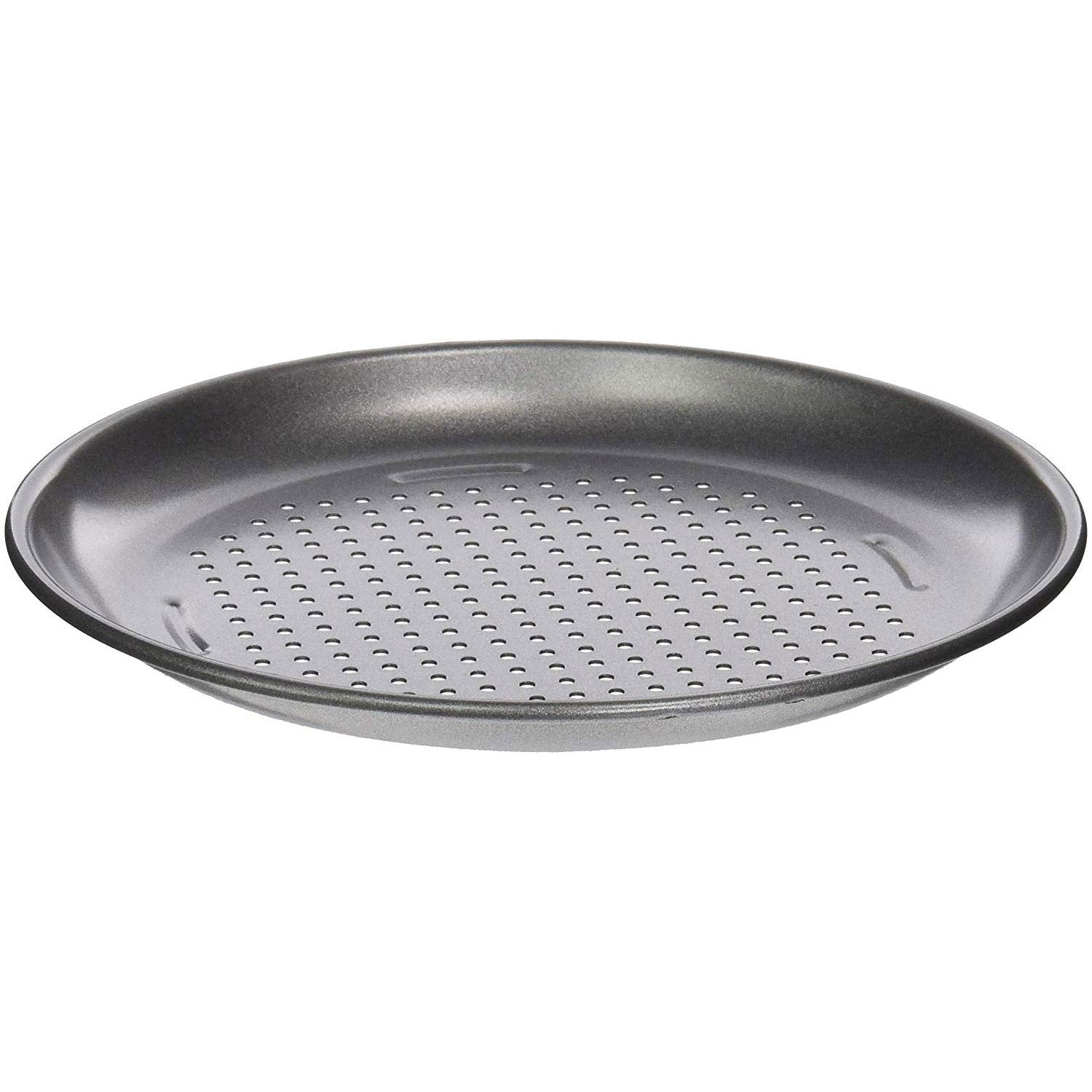 Cuisinart mini pizza pan set top view highlights even heating for crisp mini pizzas