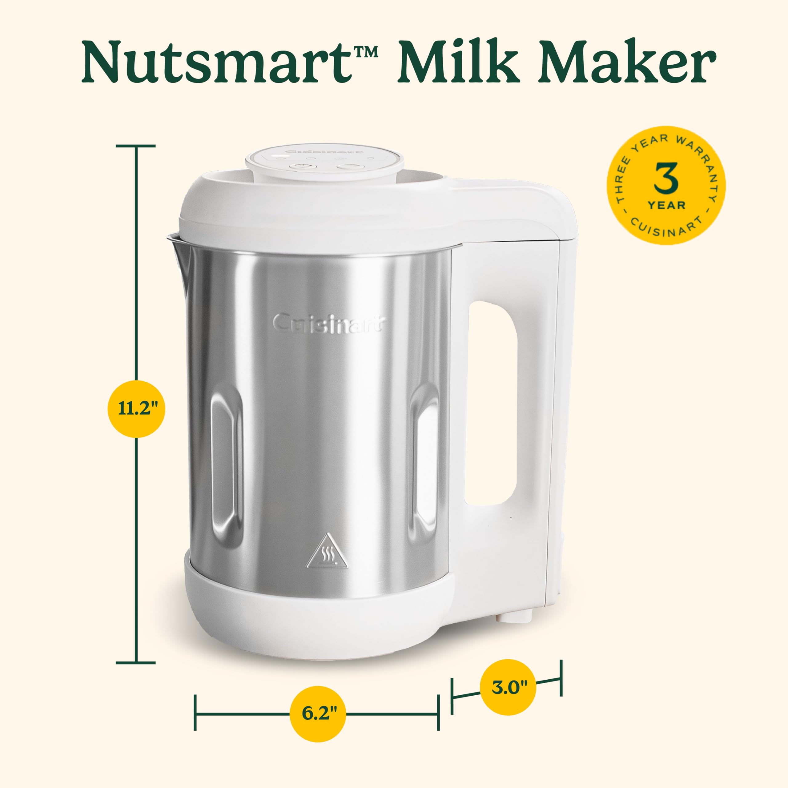 Cuisinart NutSmart wide-capacity design ideal for family batches