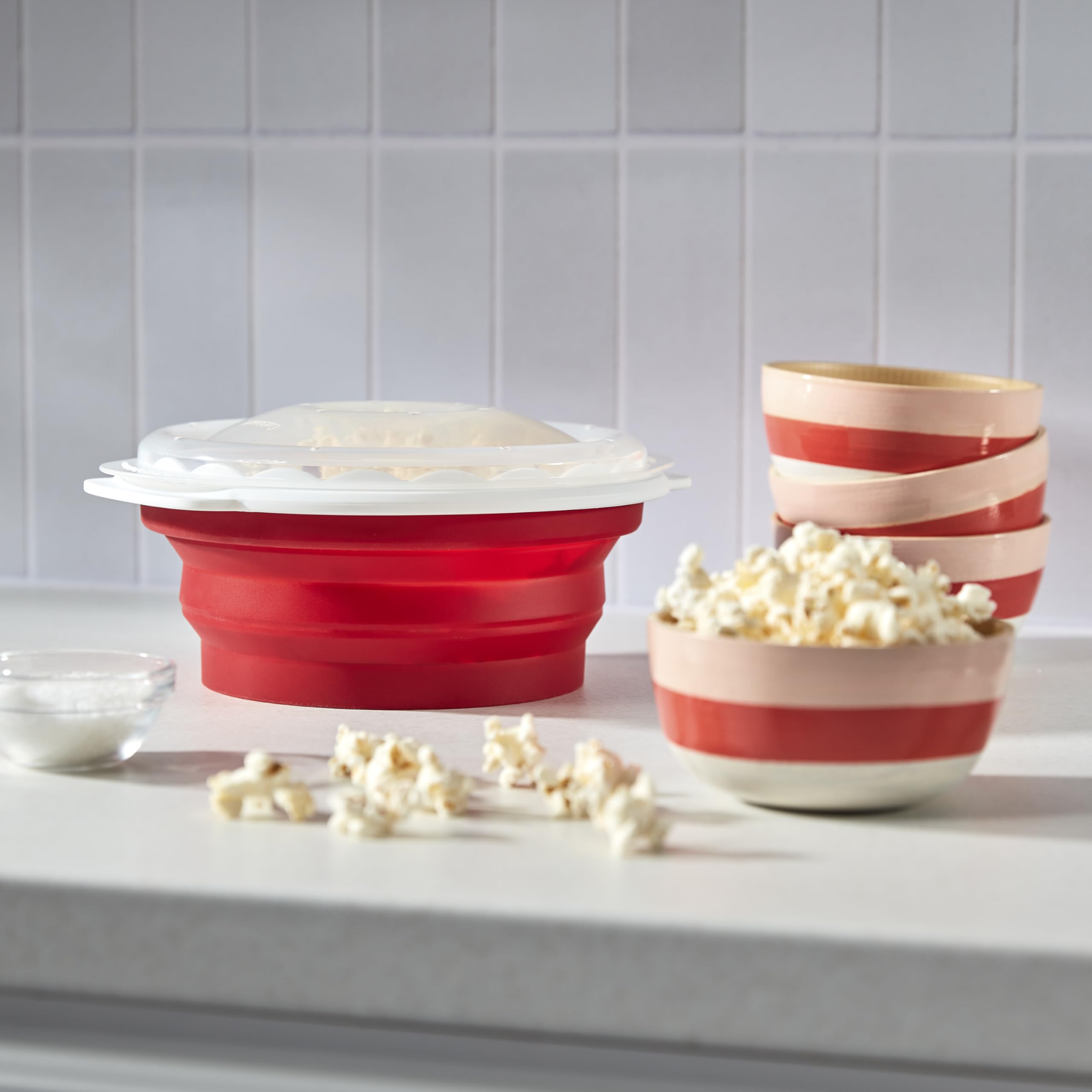 Cuisinart popcorn maker serving bowl shown for convenient serving