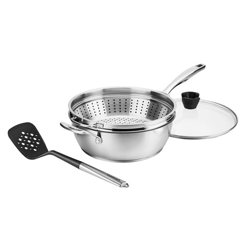 Cuisinart Preferred Pan 4-Pc Set slotted turner for easy lift and precise sautéing
