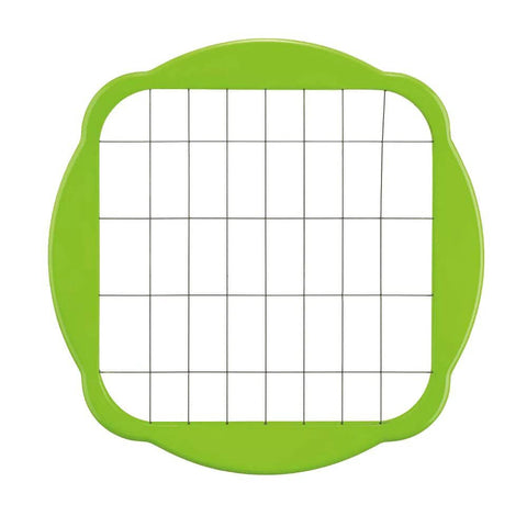 Cuisinart PrepExpress French Fry Cutter stores blade grids inside for tidy storage.