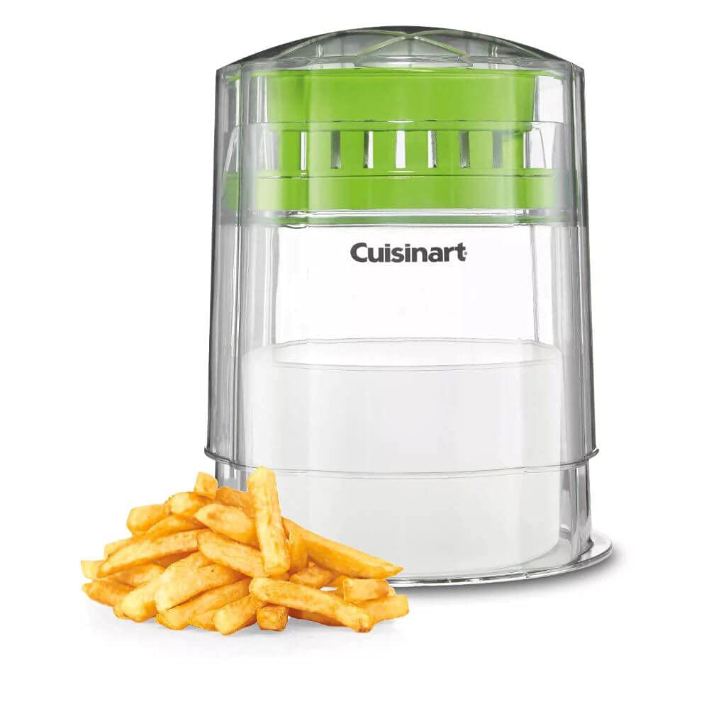 Cuisinart PrepExpress French Fry Cutter with potato grid for quick regular fries.