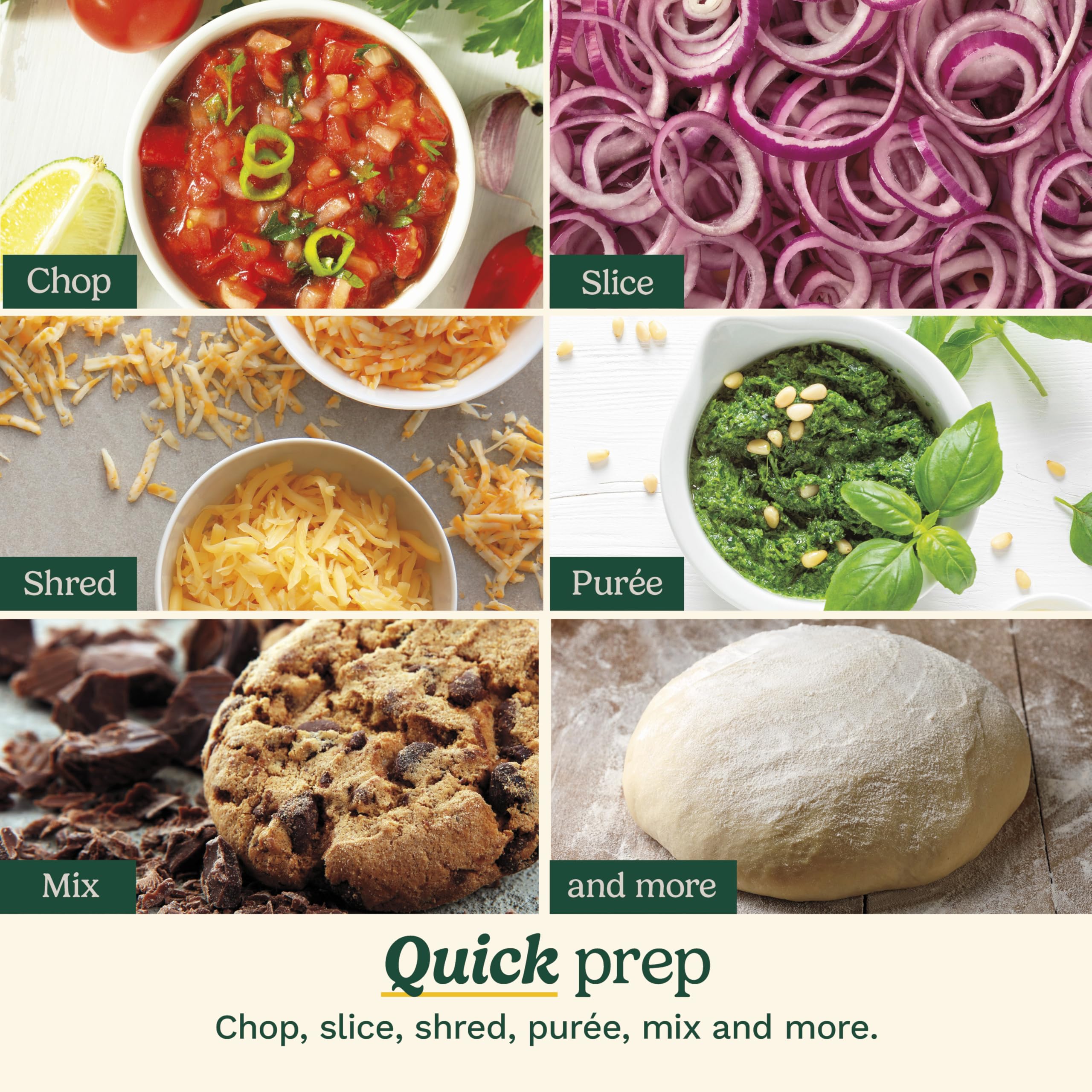 Cuisinart Pro Custom 11-Cup chopping blade delivers consistent texture.