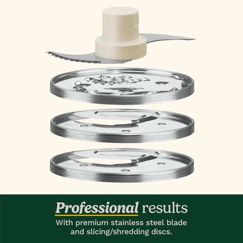 Cuisinart Pro Custom 11-Cup 4mm slicing disc for even slices.