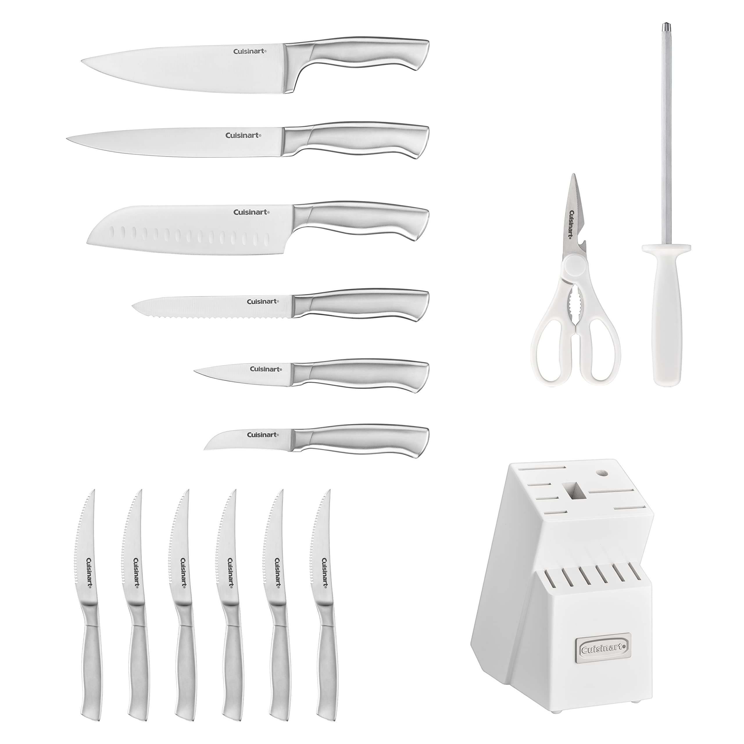 Cuisinart 7-inch Santoku knife for dicing, mincing, and precision cuts.