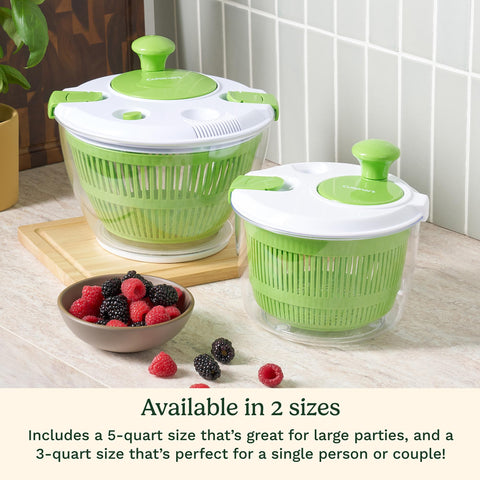 Cuisinart non-skid base keeps the spinner stable during use