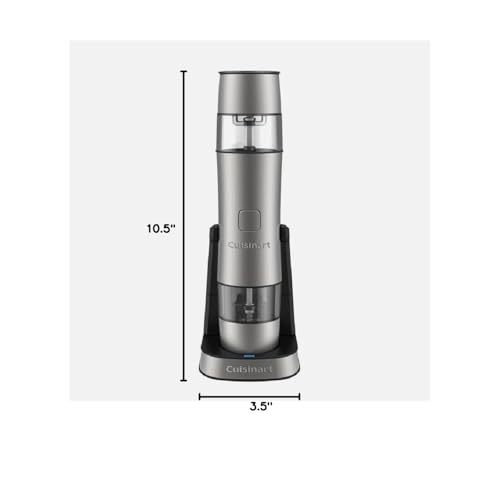 Cuisinart SG-3P1 bottom grinding container for convenient dual spice grinding.