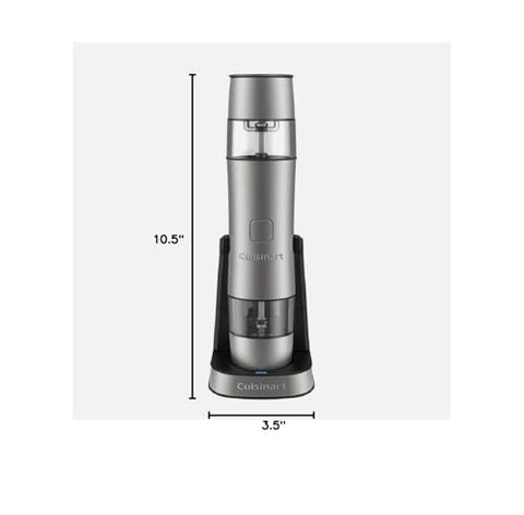 Cuisinart SG-3P1 bottom grinding container for convenient dual spice grinding.