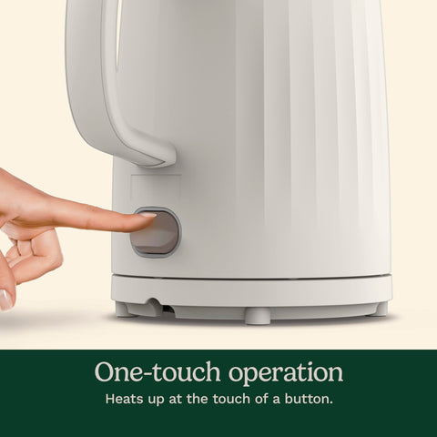 Cuisinart Soho kettle auto-shutoff and boil-dry protection for safety.