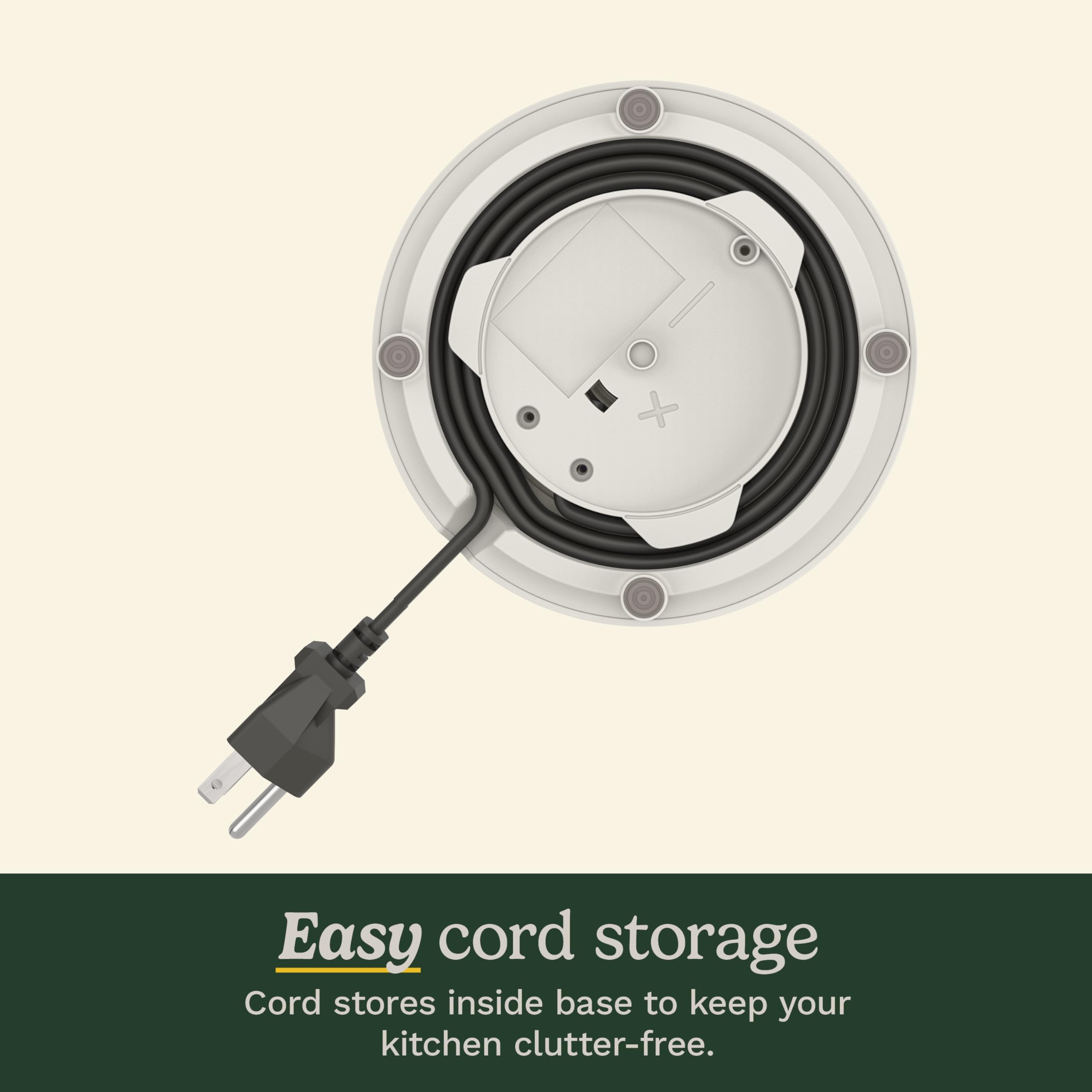 Cuisinart Soho kettle cool-touch exterior prevents burns during handling.