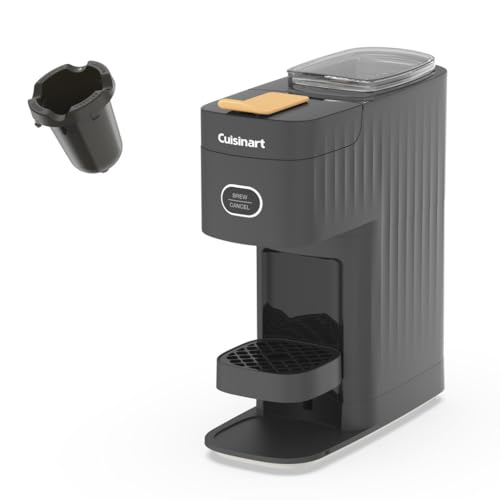 Cuisinart Soho one-touch operation simplifies single-serve brewing.