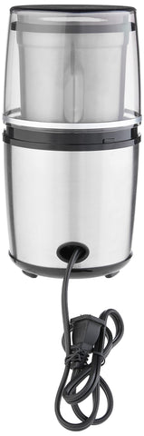 Cuisinart grinder bowl holds 90g for small-batch grinding of spices or nuts.