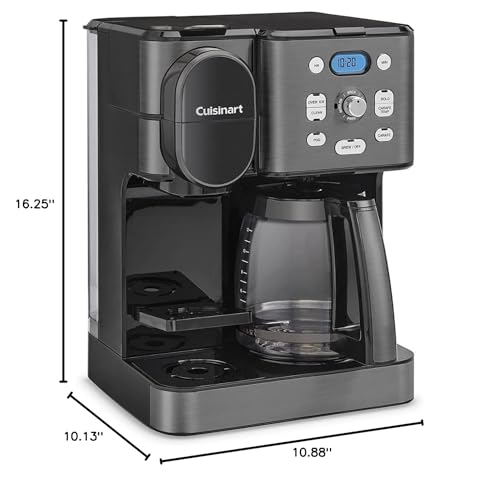 Cuisinart SS-16BKS ice brew mode visual demonstrates iced coffee versatility.