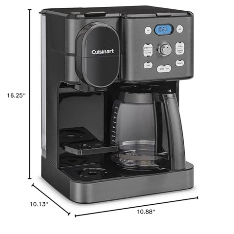 Cuisinart SS-16BKS ice brew mode visual demonstrates iced coffee versatility.