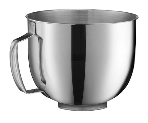 Cuisinart stand mixer with 5.5-quart stainless bowl for large batches.