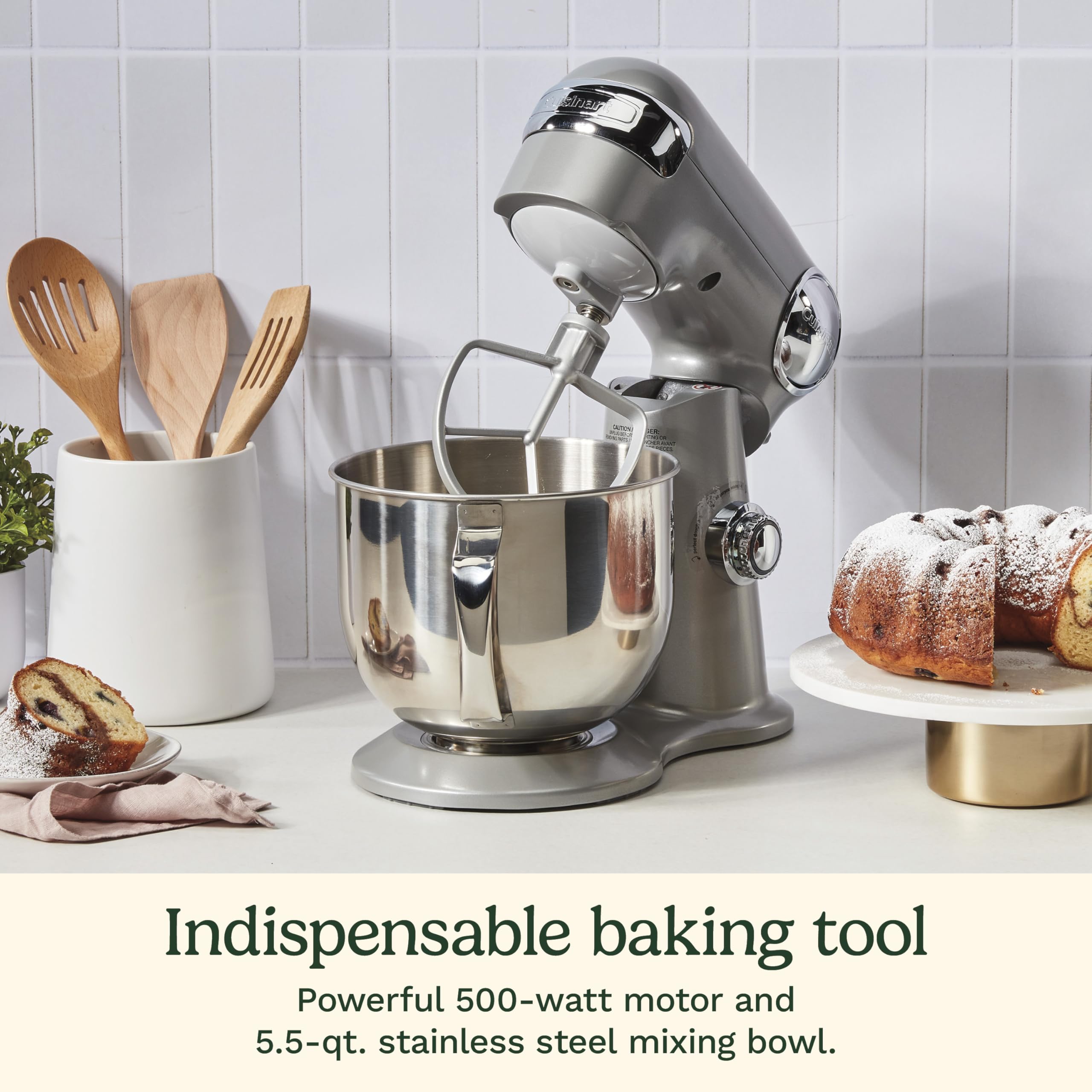 Cuisinart SM-50BC tilt-back head design for easy access to the bowl.