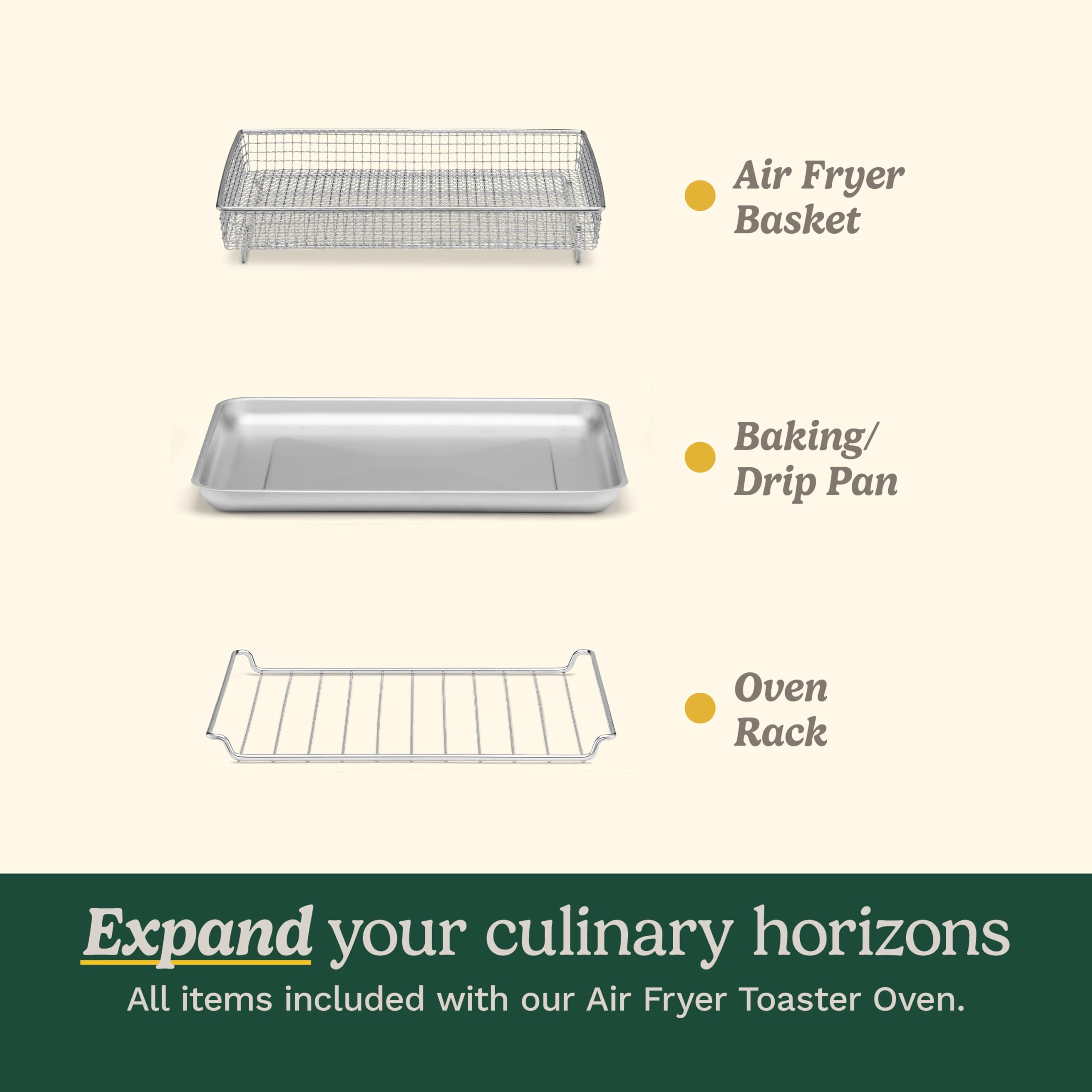 Cuisinart TOA-95NAS air fry basket delivers crispy results