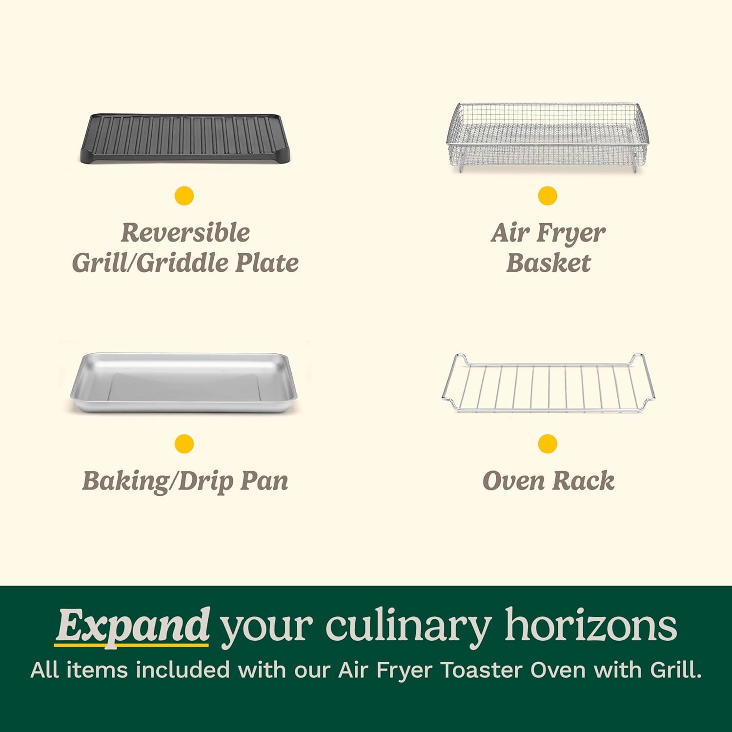 Cuisinart TOA-70NAS air fries wings for crispy texture.