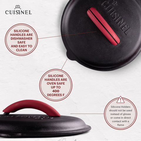 Cuisinel care guide included for easy seasoning and maintenance