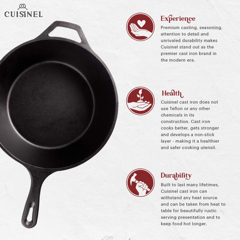 Cuisinel deep pot in oven ready for braising and baking